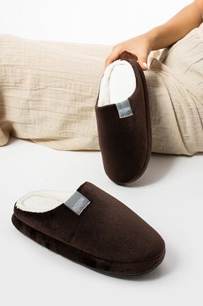 دمپائی خانگی قهوه ای زنانه مخملی STOCON - کد 857015705