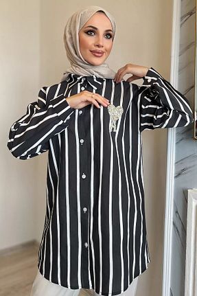 تونیک حجاب مشکی زنانه پنبه ای jldkids - کد 857158166