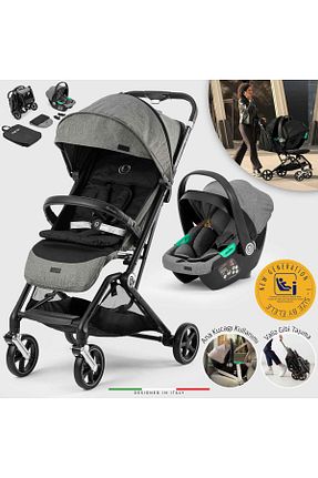 سیستم مسافرتی کالسکه کودک طوسی Tek Yönlü Elele - کد 857139448