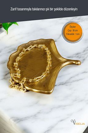 کاسه و بشقاب دکوراتیو طلائی Beton Viselia - کد 852764222