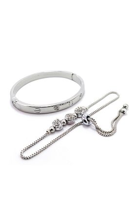 دستبند جواهر زنانه برنجی Onouqo - کد 851718928