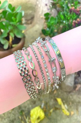 دستبند جواهر زنانه برنجی Onouqo - کد 843849759