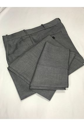 شلوار پارچه ای سرمه ای مردانه فاق بلند BUGİ GİYİM - کد 680483008
