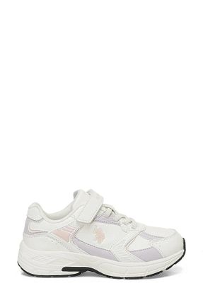 کفش اسنیکر سفید بچه گانه بند دار U.S. Polo Assn. - کد 857276479