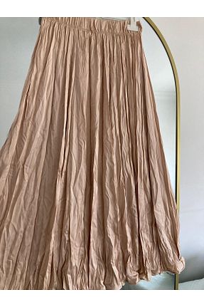 دامن بژ زنانه ساتن Rumella - کد 815389164