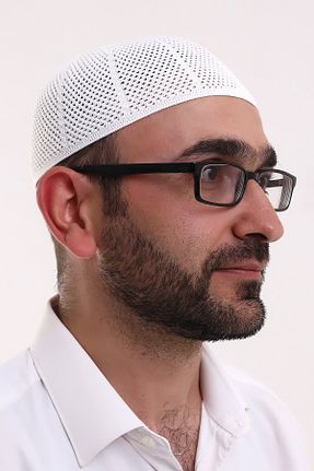 کلاه پشمی سفید مردانه پلی استر ihvanonline - کد 745411552