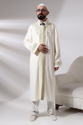کت و شلوار بژ مردانه بافتنی ihvanonline - کد 838552030