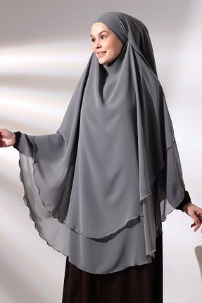 روسری طوسی شیفون ihvanonline - کد 795515368
