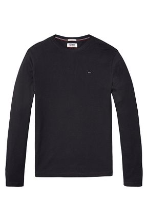 تیشرت مشکی مردانه یقه دوچرخه Tommy Hilfiger - کد 268332717