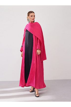کلاه و ابایا صورتی زنانه بافتنی AL SHEIKHA - کد 857361393