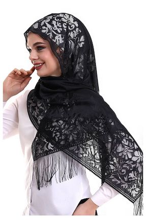 روسری مشکی ساده ihvanonline - کد 650076520