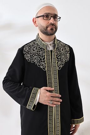 کت و شلوار مشکی مردانه بافتنی ihvanonline - کد 817393310