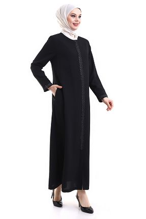 کلاه و ابایا مشکی زنانه بافتنی derin store - کد 752251973