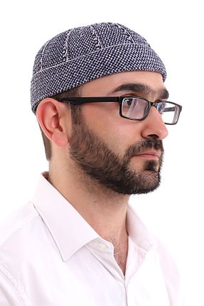 کلاه سرمه ای مردانه مخمل ihvanonline - کد 349757823