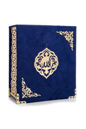 جعبه دکوراتیو سرمه ای چوب ihvanonline - کد 466395324
