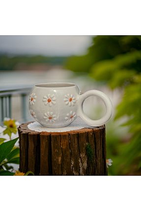 لیوان آب سفید سرامیک Çiporcal - کد 856583763