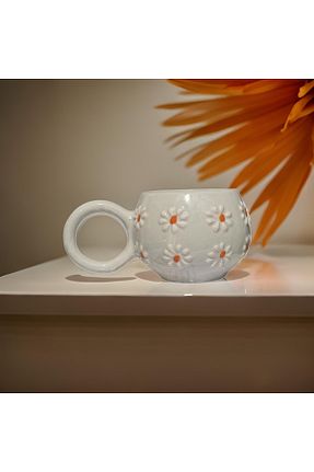 لیوان آب سفید سرامیک Çiporcal - کد 856583763