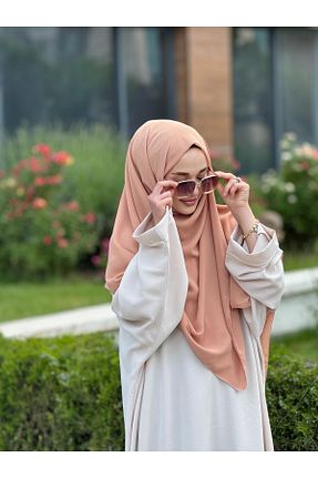 روسری صورتی پلی استر Ahivera - کد 853940158