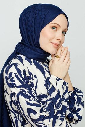 روسری سرمه ای İpek Jakar VALORSCARF - کد 820224605