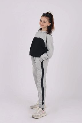 ست گرمکن طوسی بچه گانه پنبه پلی استر YAĞTU COLLECTİON - کد 821206186