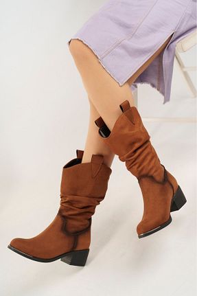 بوت / نیم بوت قهوه ای زنانه جیر epaavm - کد 368869314