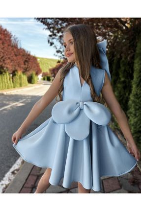 لباس مجلسی و فارغ التحصیلی آبی بچه گانه بافتنی By Feyza Kids Collection - کد 854539000