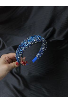تاج آبی زنانه سنگ کریستال MegssStore - کد 824727354