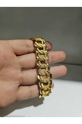 دستبند استیل (فولاد) طلائی زنانه روکش طلا imitasyon dünyası - کد 856962703