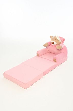 صندلی و مبل اتاق کودک صورتی پارچه ای Pufu Toys - کد 851238314