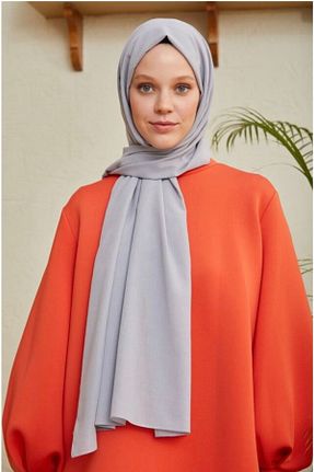 روسری سرمه ای پنبه ای Mides scarf - کد 458081574
