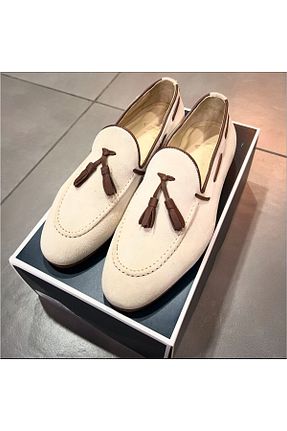 کفش کلاسیک بژ مردانه جیر MkLuxury - کد 856979765