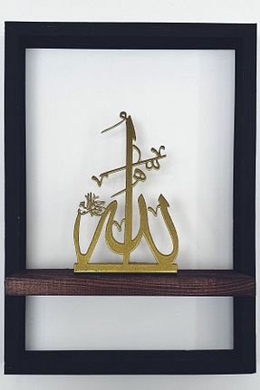 اجسام تزئینی و بیبلو طلائی فلزی WOODY METAL - کد 806988742