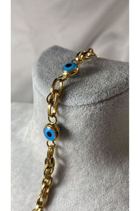 دستبند استیل (فولاد) طلائی زنانه استیل ضد زنگ QUATTRO ACCESSORİO - کد 849026637