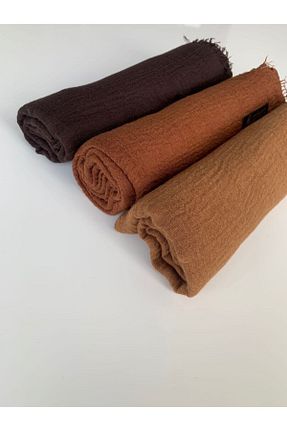شال قهوه ای زنانه Larissa Scarf - کد 195382871