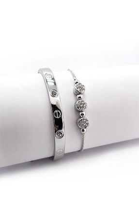 دستبند جواهر زنانه برنجی Onouqo - کد 851718928