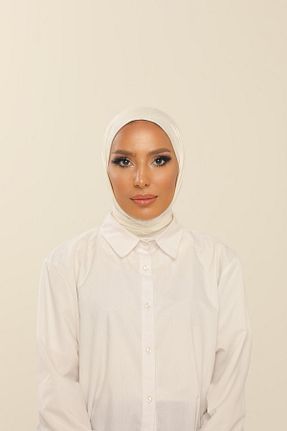 روسری سفید پنبه ای Beyzak - کد 359429910