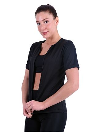 ست بالاتنه و پائین تنه مشکی زنانه بافتنی WAHSHE - کد 857187403