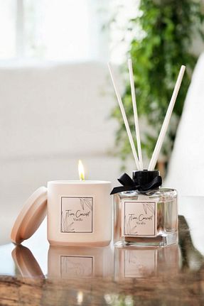 شمع مشکی Vanilya Tiem Concept - کد 773283466