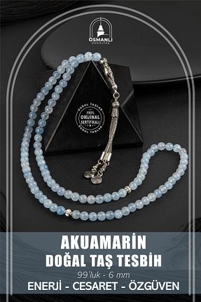 تسبیح رنگی سنگ طبیعی OSMANLI DOĞAL TAŞ - کد 666111595