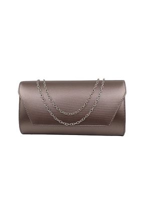 کیف مجلسی طلائی زنانه پارچه ای KEEBA - کد 850457386