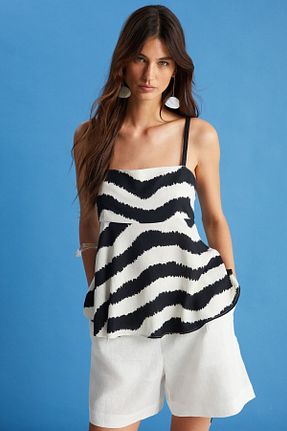 بلوز مشکی زنانه ساده boneqa barcelona - کد 841239842