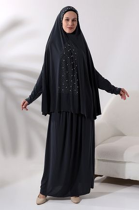 لباس حجاب طوسی زنانه اورسایز ihvanonline - کد 778804658