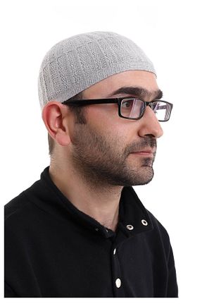 کلاه پشمی طوسی مردانه ihvanonline - کد 463395634