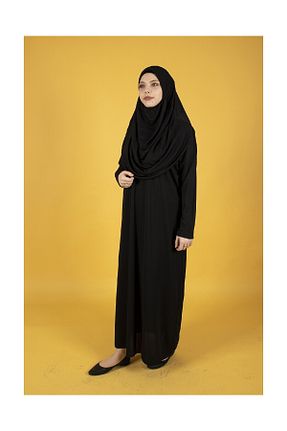 کلاه و ابایا مشکی بچه گانه بافتنی İhvan - کد 42694955