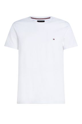 تیشرت سفید مردانه یقه دوچرخه Tommy Hilfiger - کد 667013034