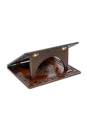 پایه کتاب قهوه ای چوب ihvanonline - کد 268367601