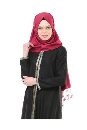 کلاه و ابایا صورتی زنانه پنبه ای İhvan - کد 97120484