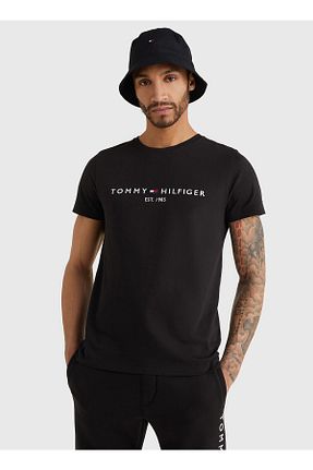 تیشرت مشکی مردانه اسلیم فیت Tommy Hilfiger - کد 309691188