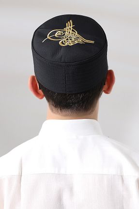 کلاه مشکی مردانه پنبه ای ihvanonline - کد 797341504