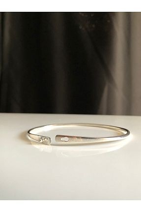 دستبند نقره سفید زنانه 925 عیار vogutima jewelery&silver by timuçin mavili - کد 474562848